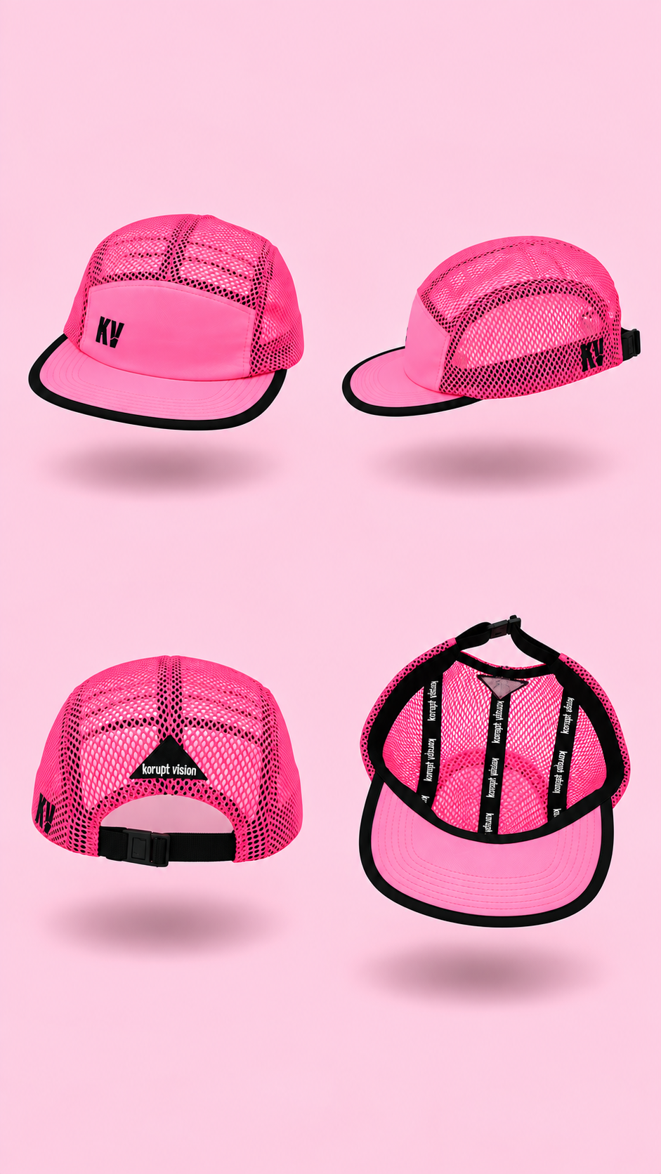 KV MESH RUN HAT Pink