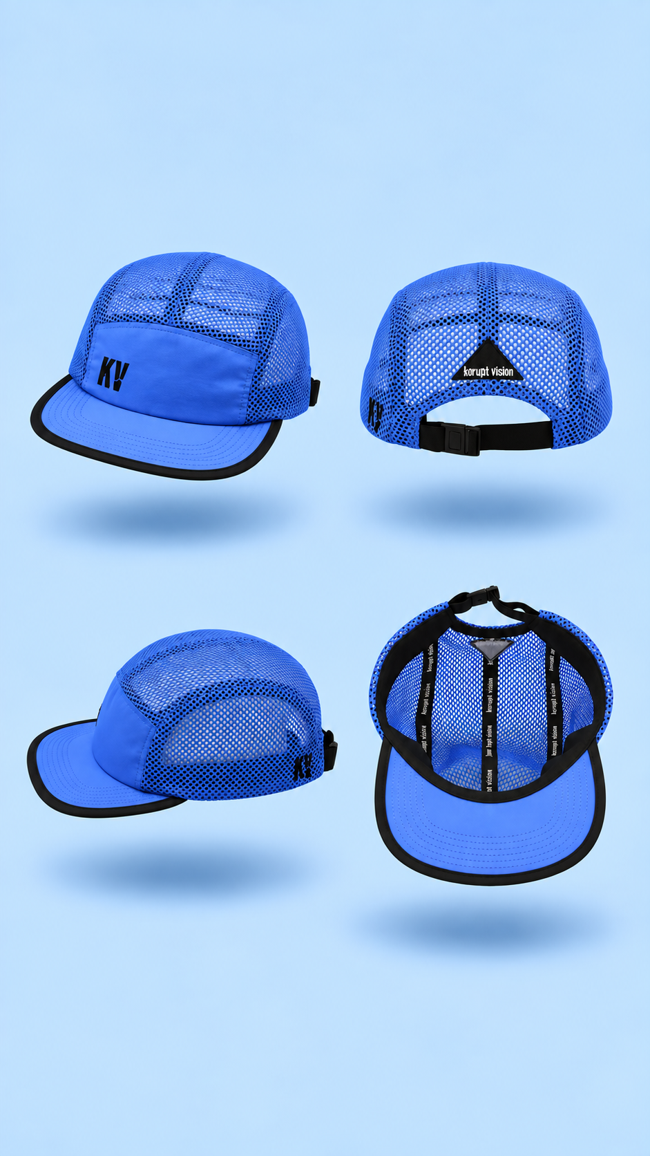 KV MESH RUN HAT Blue