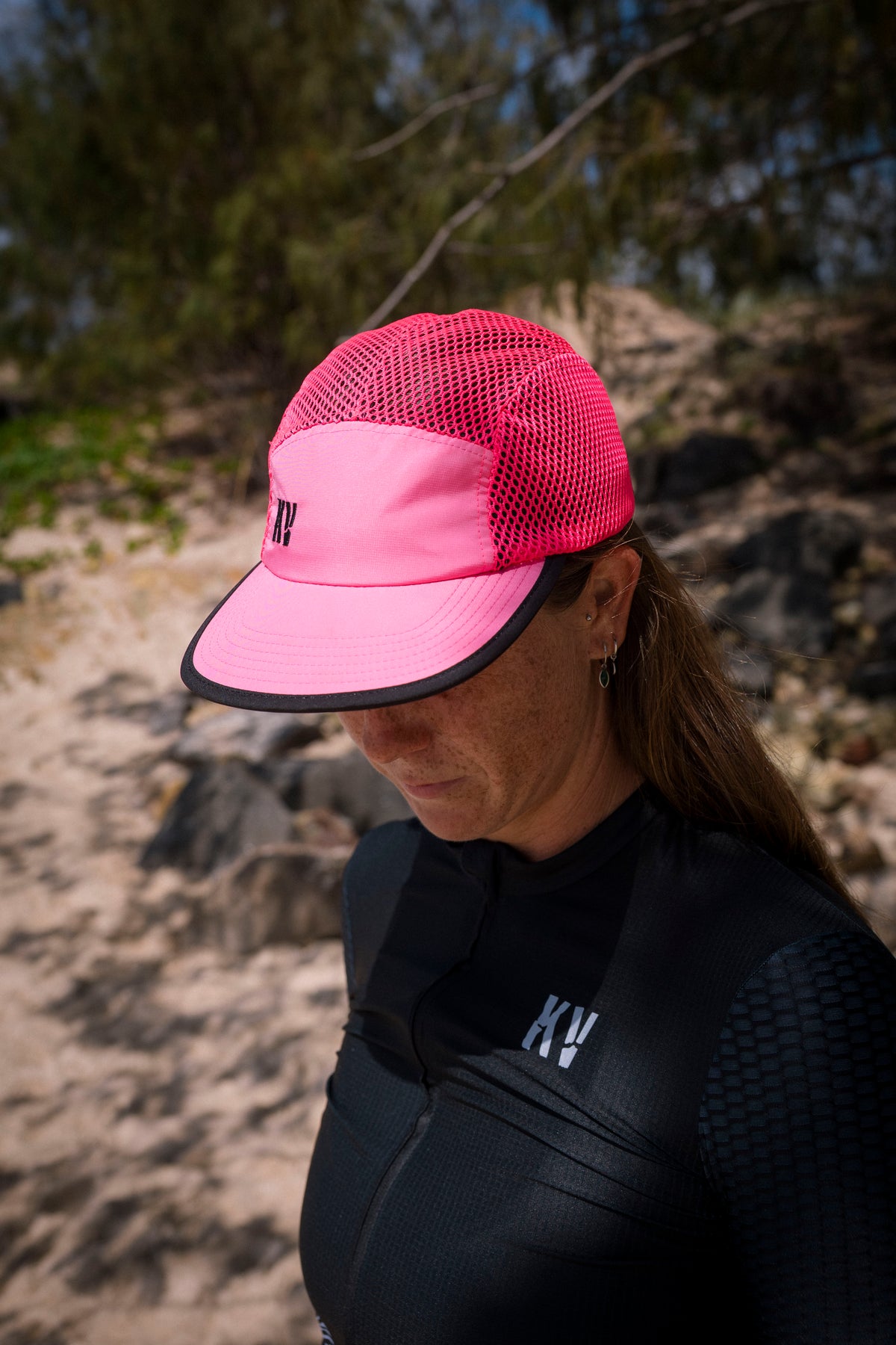 KV MESH RUN HAT Pink