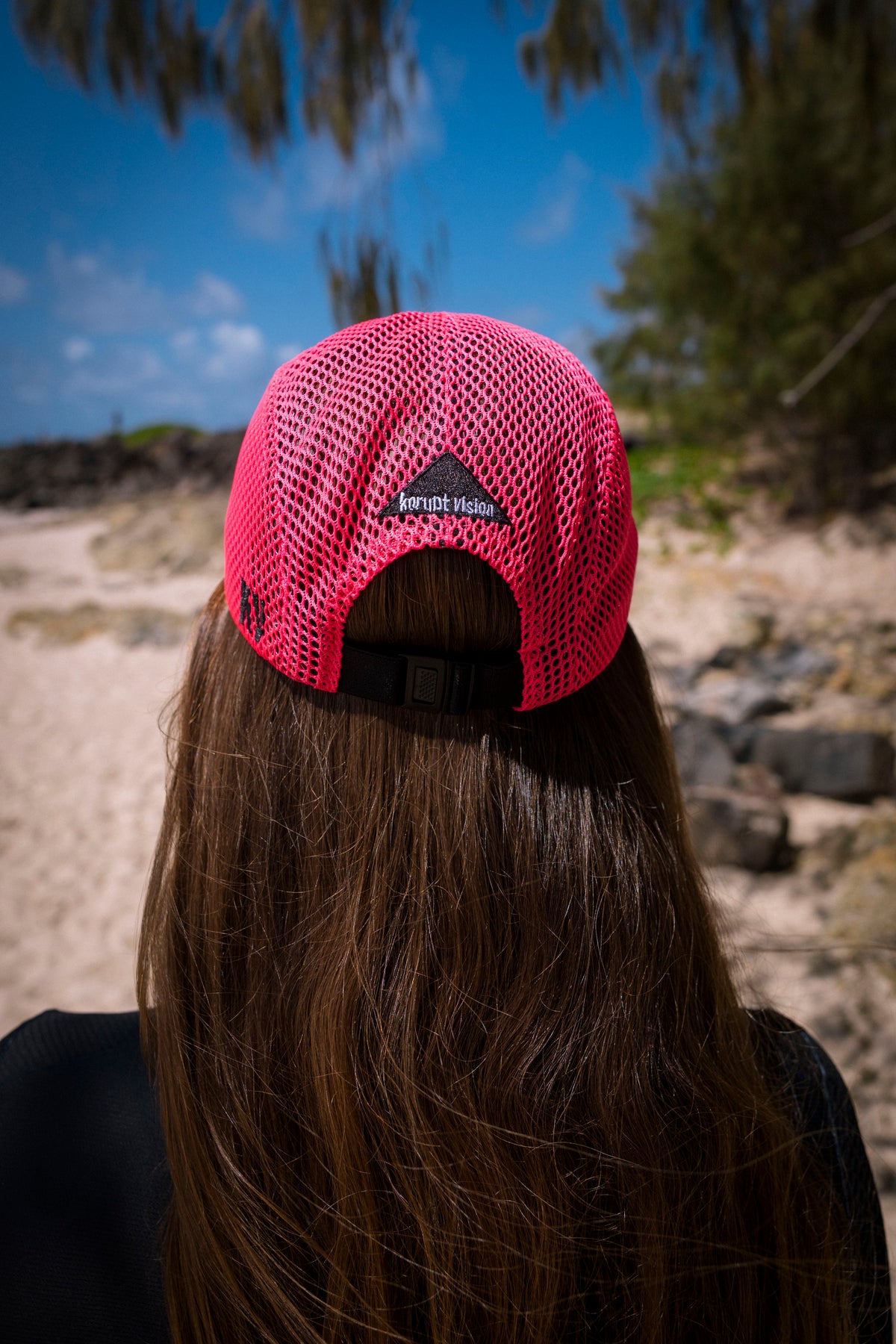 KV MESH RUN HAT Pink