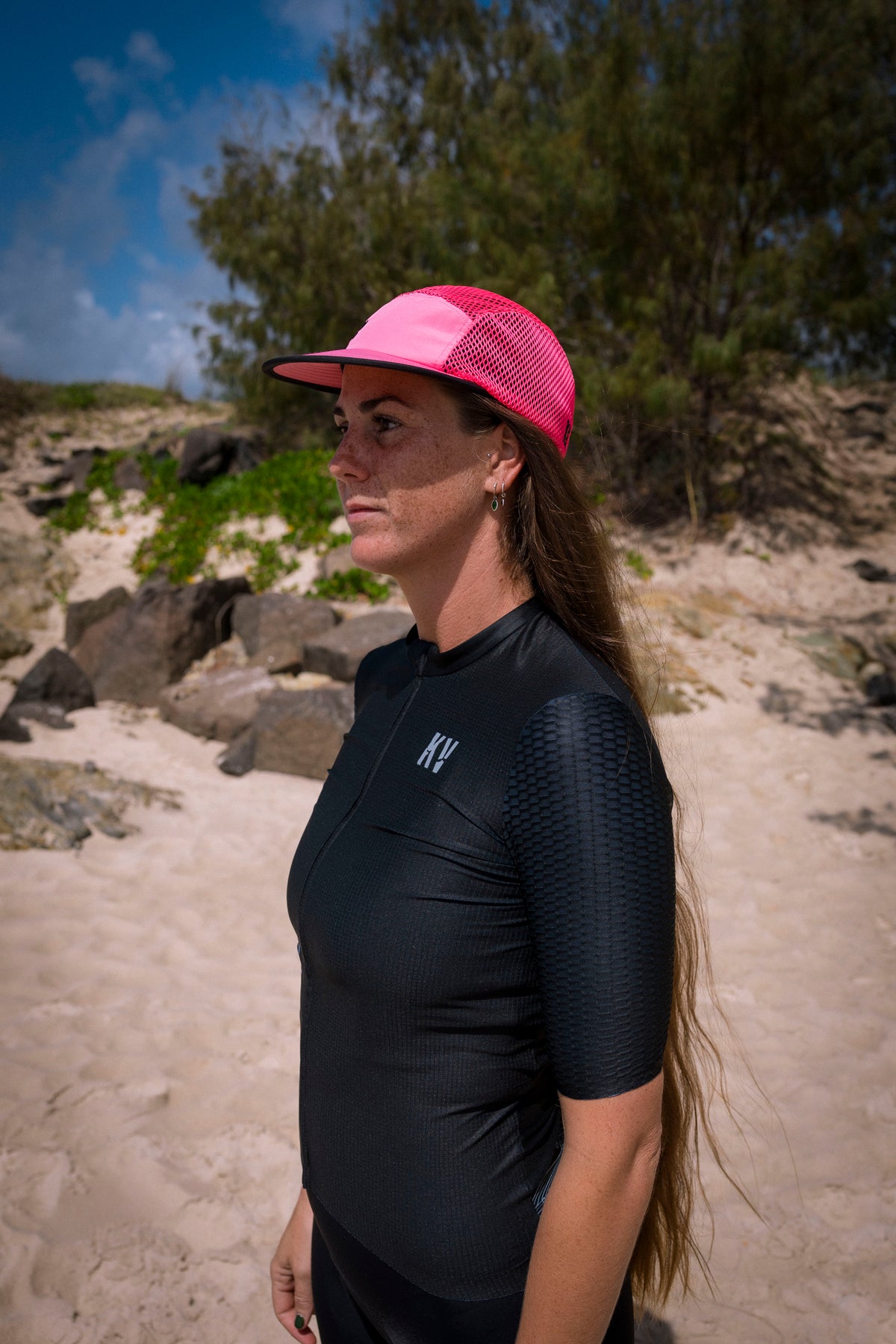 KV MESH RUN HAT Pink