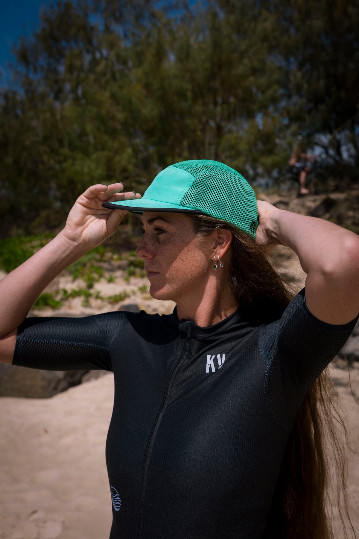 KV MESH RUN HAT Green