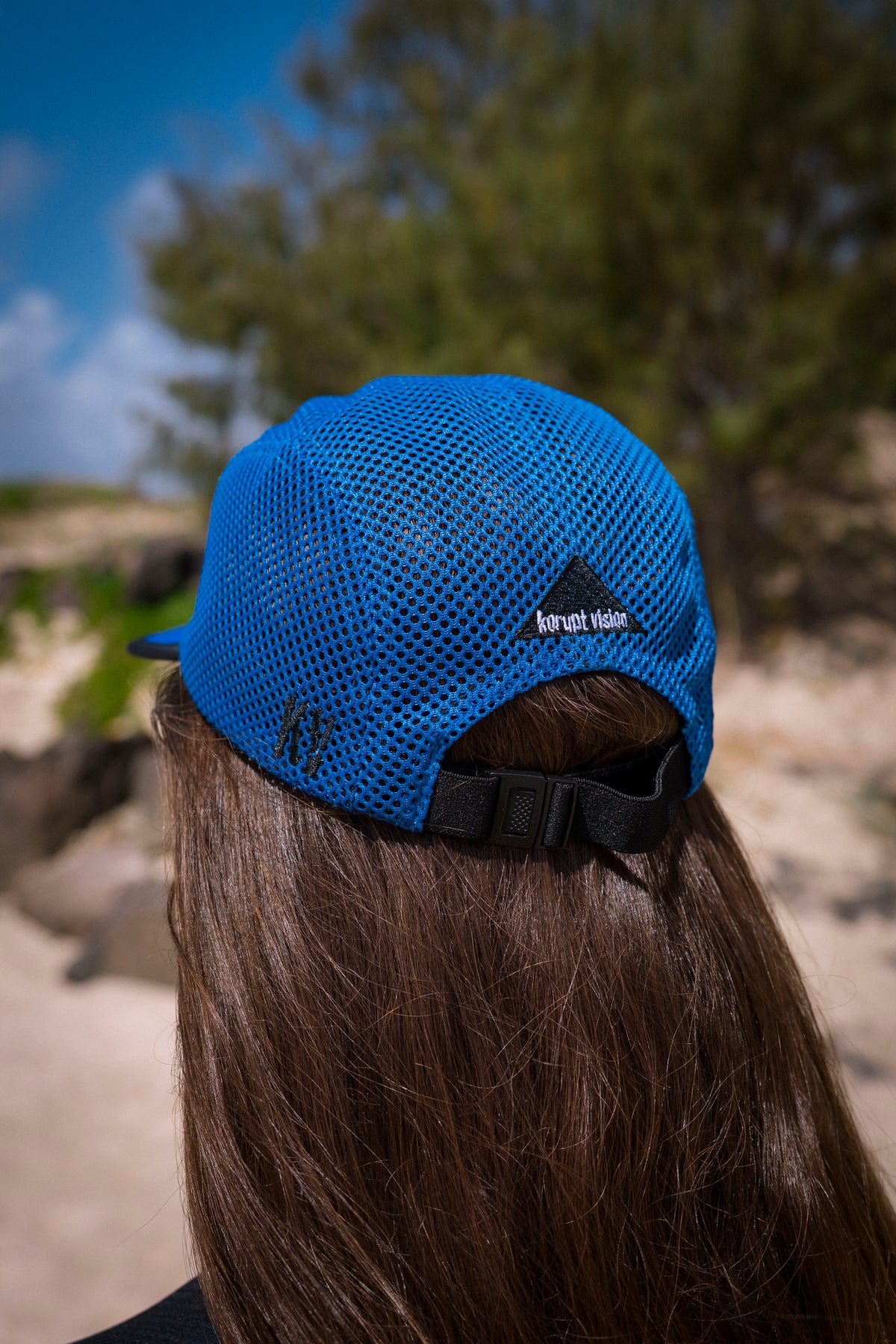 KV MESH RUN HAT Blue