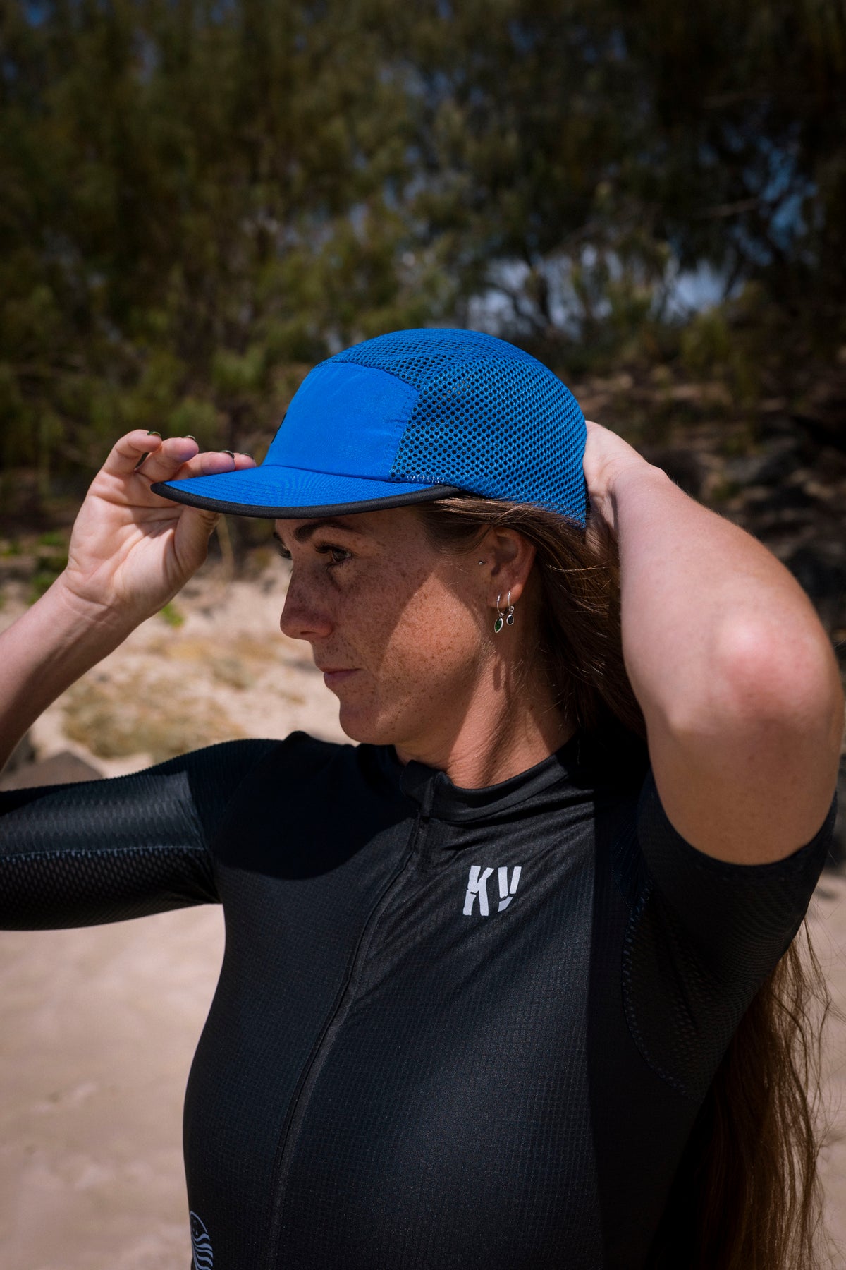 KV MESH RUN HAT Blue