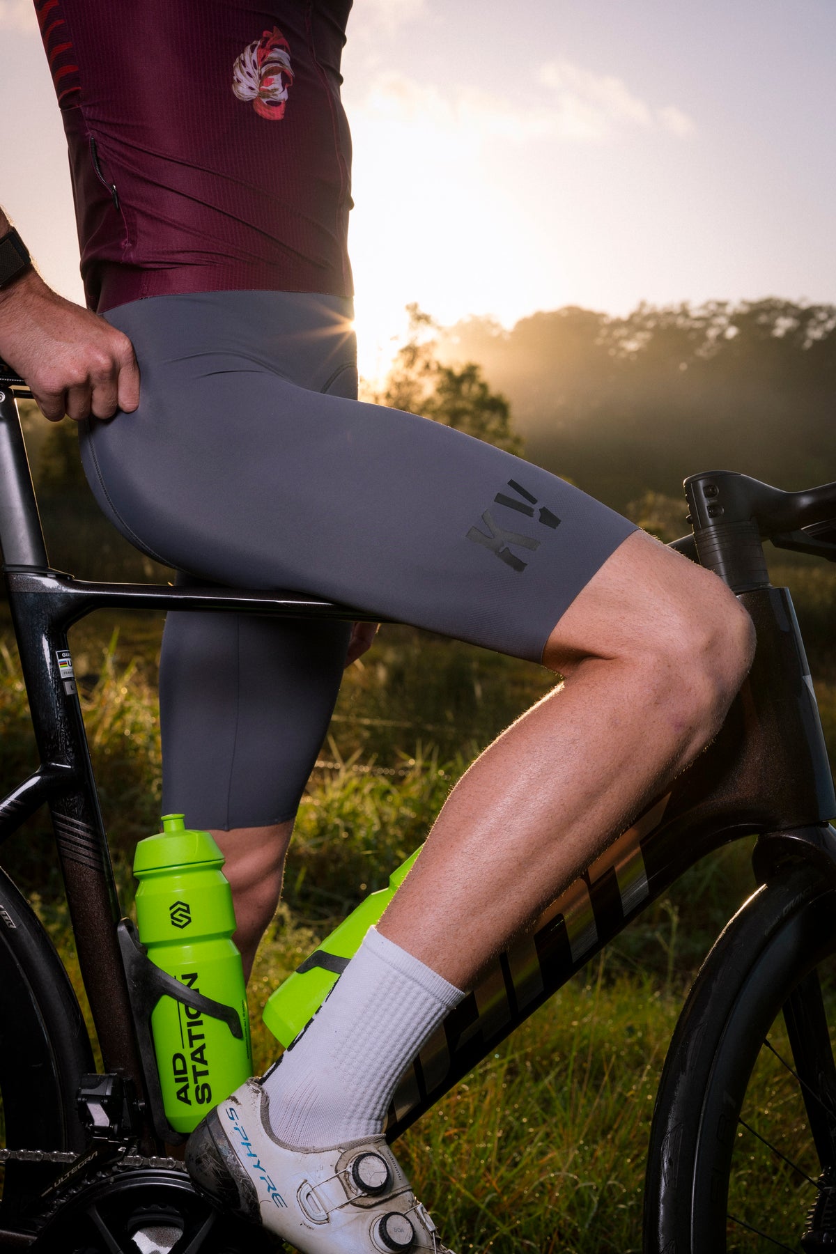 KV Cycling Pro Bib Shark Grey