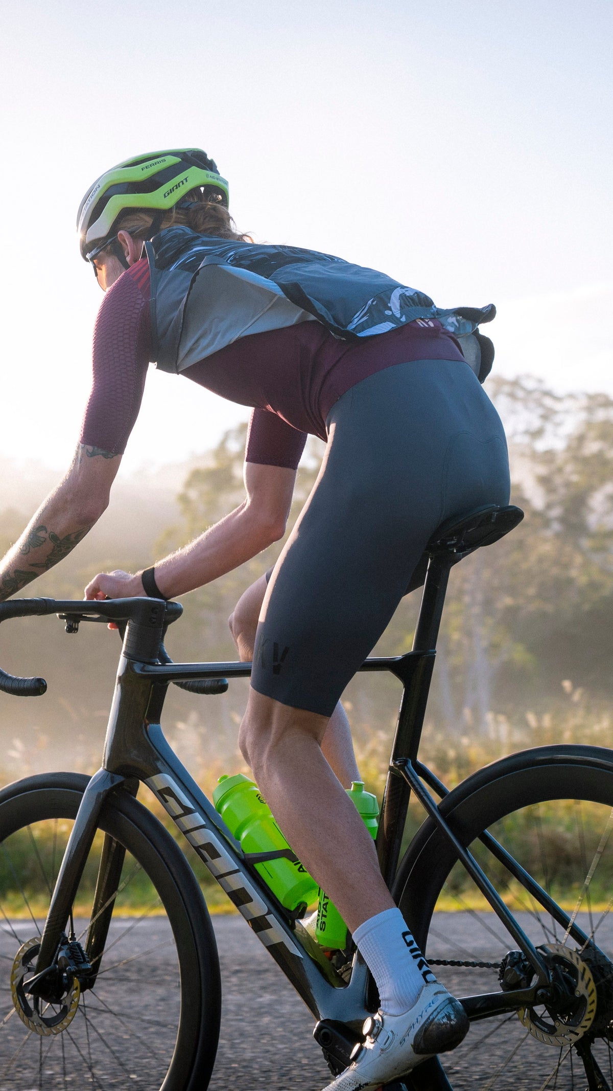 KV Cycling Pro Bib Shark Grey