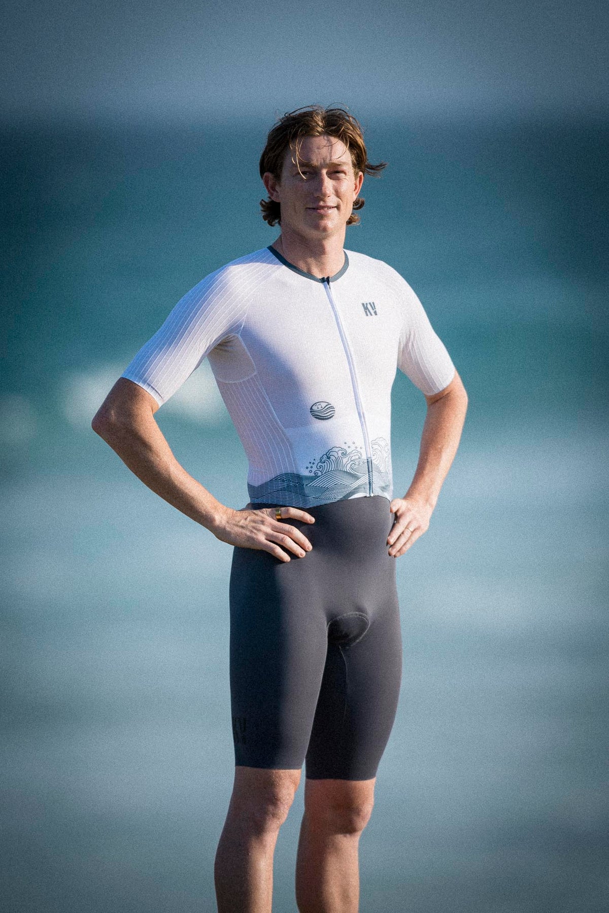 KV AIRAID Trisuit - WAVE Grey White
