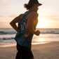 KV RUN SINGLET HIDDEN TIGER GREEN