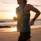 KV RUN SINGLET HIDDEN TIGER GREEN