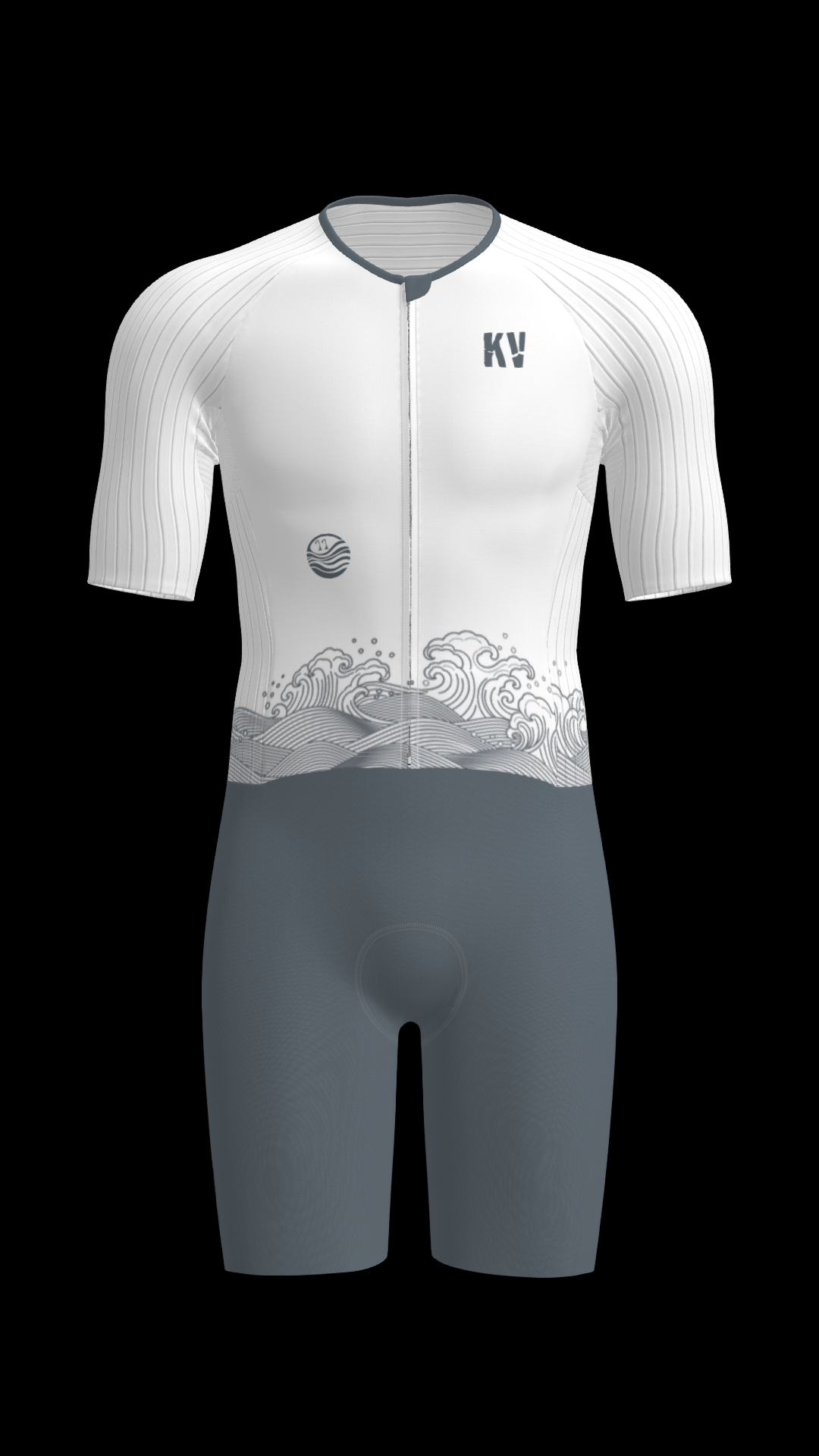 KV AIRAID Trisuit - WAVE Grey White