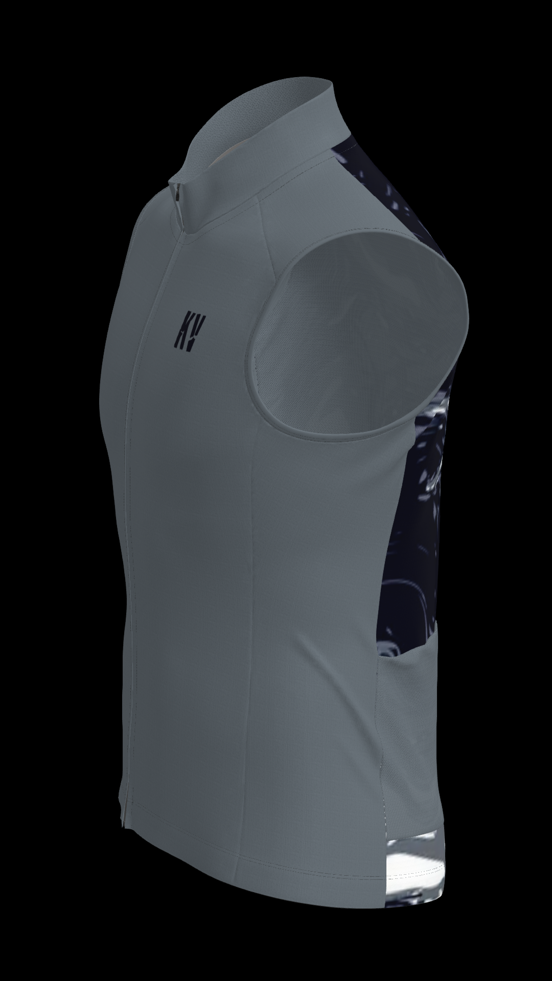 KV Cycling Vest Shark Grey Marble