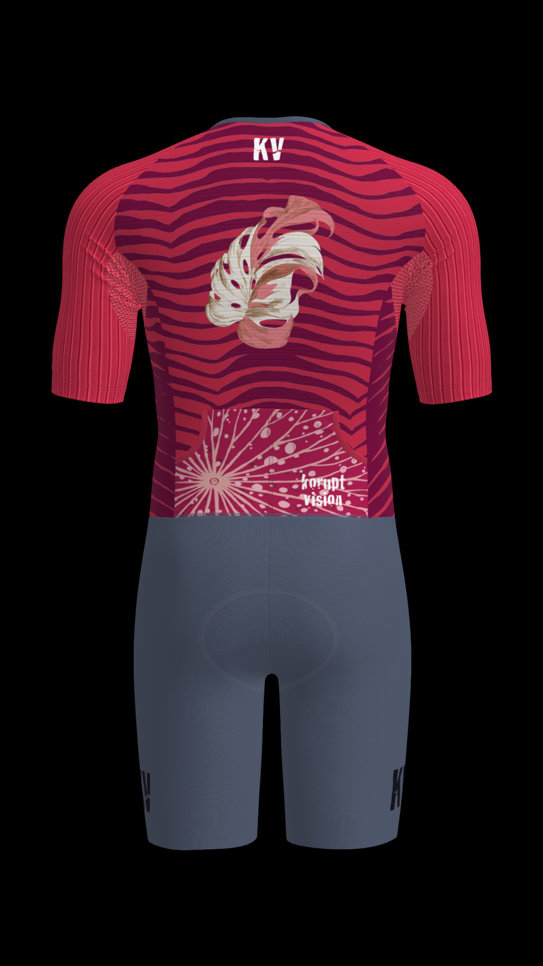 KV DEADLY TRISUIT - HIDDEN TIGER - BURGUNDY