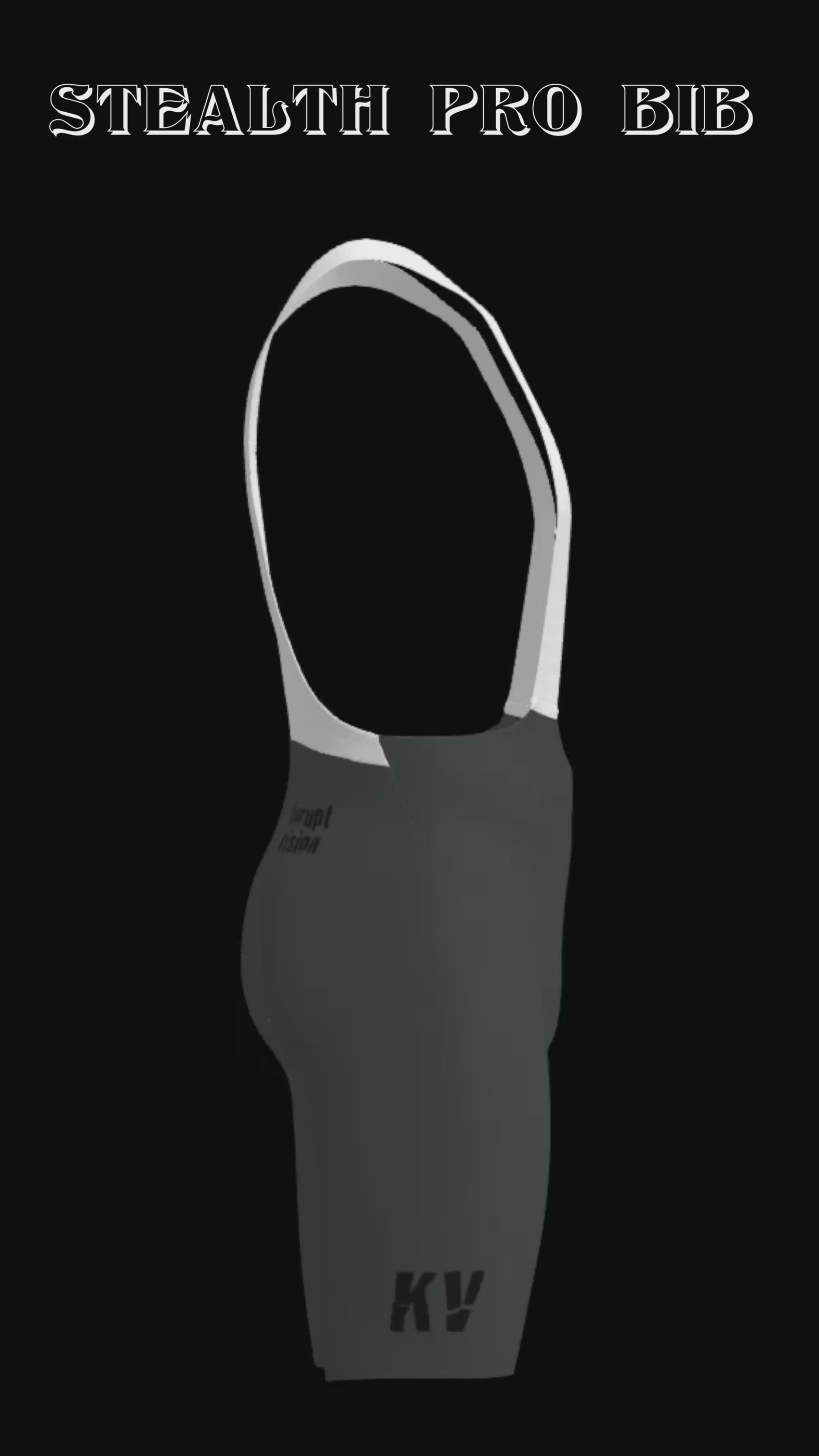 KV Cycling Pro Bib Shark Grey